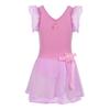 Sommer Kinder Mädchen Ballett Trikot Kleid Modern Lyrical Dance Body Dancewear