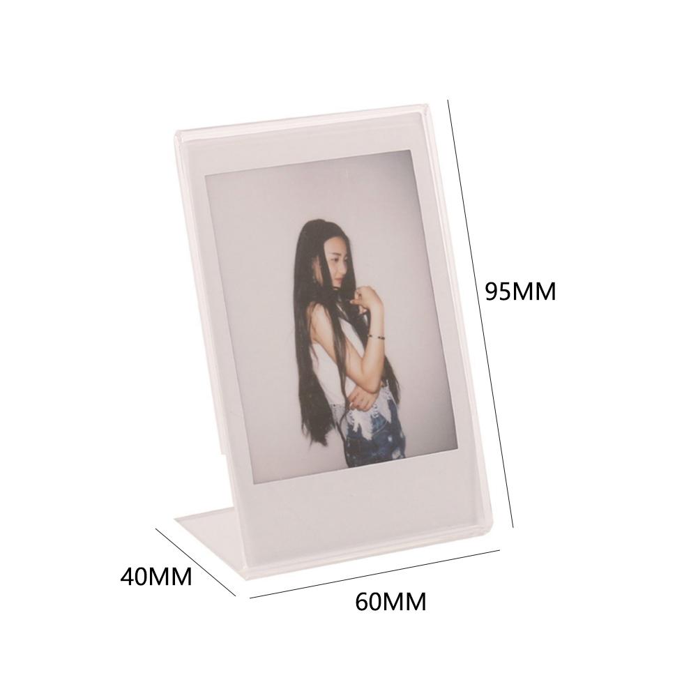 Acrylic Mini Picture Frame Instant Camera Film Photo Holder Mini Instant Photo Frame for Fujifilm Instax Mini 11/9 Instant Film белый
