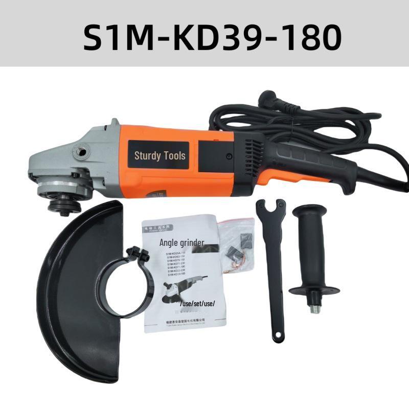 High-Power 180mm Multifunctional Angle Grinder: Grinding, Polishing, Cutting Tool