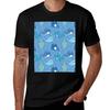 Narwhal Pattern Tshirt Odor Resistant Short Sleeve Top