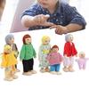 Dollhouse Little People Wooden Family Dollhouse Dollhouse Mini People Dollhouse Dolls for Pretend Figure Dollhouse Toys People, Set, Dolls, Figures,