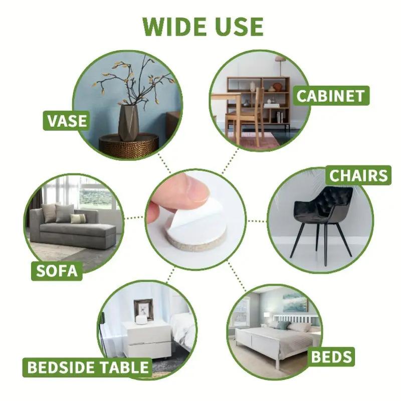 1PC Table and Chair Foot Pads Anti-collision Furniture Protective Pads Chair Self-adhesive Foot Pads Stool Silent Table Foot Pads
