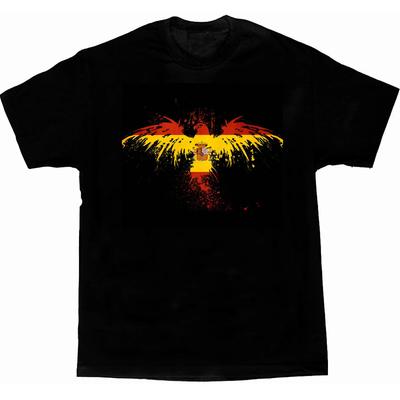 Spain Flag Coat of Arms Flame Eagle Rise Up TShirt 100 Cotton ONeck Short Sleeve Summer Casual Unisexs Tshirt Streetwear