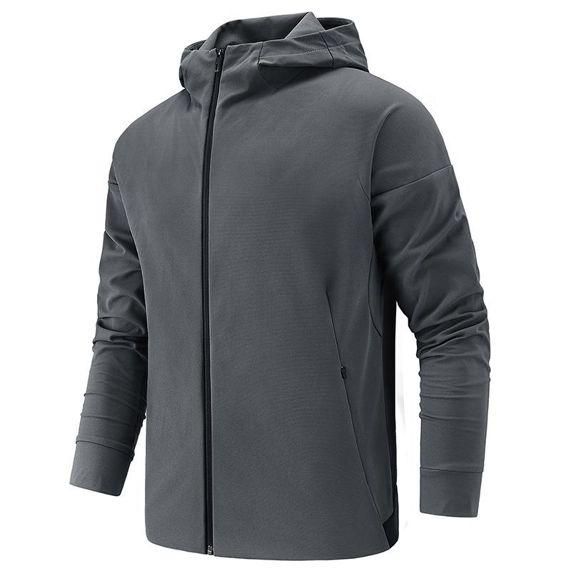 Men's Outdoor Sports Windbreaker Jacket with Lightweight and Windproof Body, Casual and Fashionable