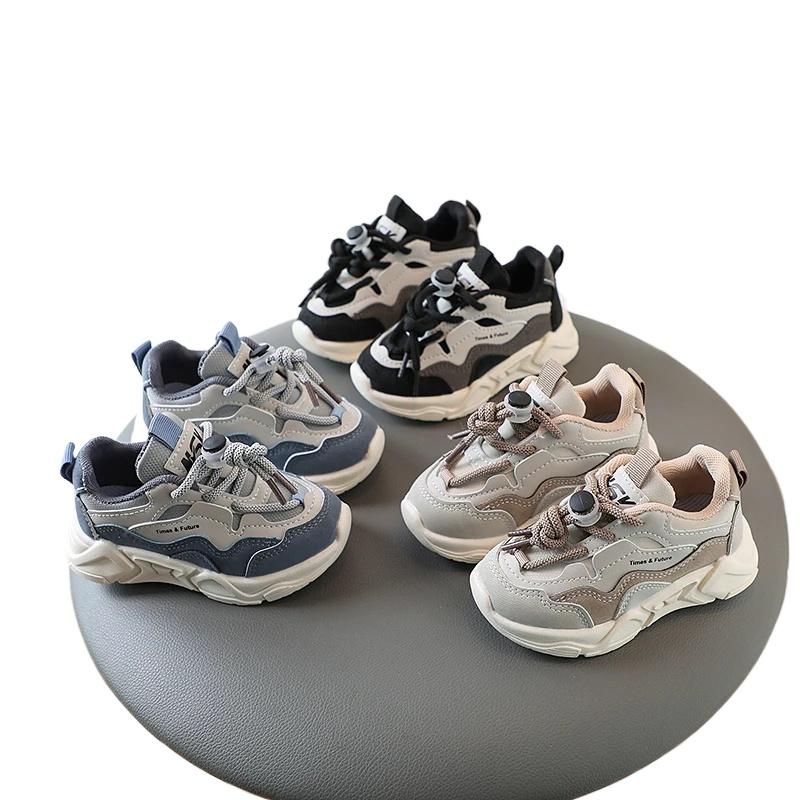 Boys Casual Shoes Girls Sneakers Toddlers Little Kids Fashion Sports Running Shoes Anti-skid Lace-up Classic 21-30 New Trend