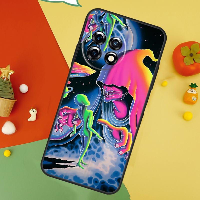 Pilz Mond Pilz Züchter Hülle Für OnePlus 15 12 12R 13T 13R 13 11 9 10 Pro 10T 8T Nord 5 CE 2 3 4 Lite N20 N30 Abdeckung