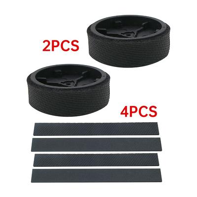 6ks/šarže 2ks Kola a 4ks Pneumatiky Pro IRobot Braava 380T 320 321 Pro Mint Plus 5200C Pro Mopping Části robota Příslušenství