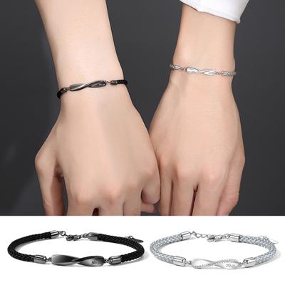 Ring Charm Bracelets for Couples - Luxury Color Forever Love Rope Bracelet
