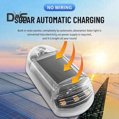 Solar Powered Cab Lights for Truck Wireless Solar LED Lights Weatherproof 7 Colors App Control Solar Roof Lights for Trucks