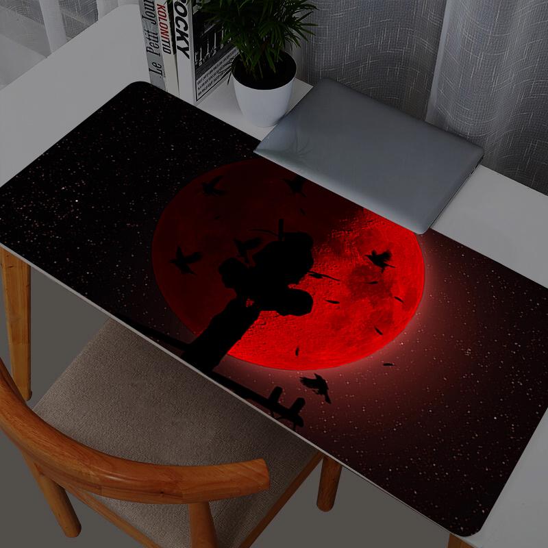 Naruto Itachi Uchiha Mouse Pads Gamer PC Computer Large  XXL Desk Mat Keyboard Anime Gaming Accessories Mousepad Carpet