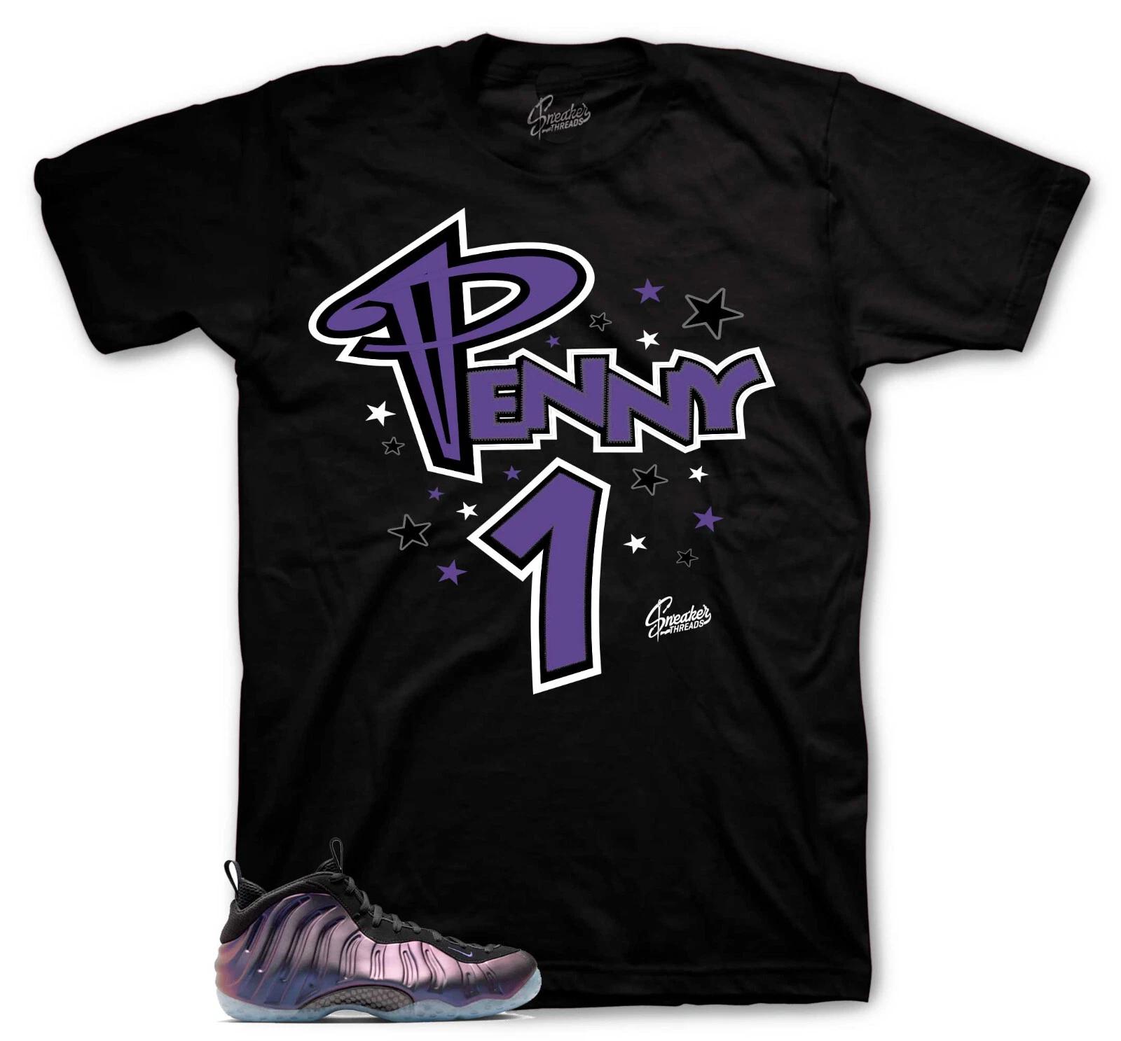 Shirt Match Foamposite Eggplant Foams - One Tee L