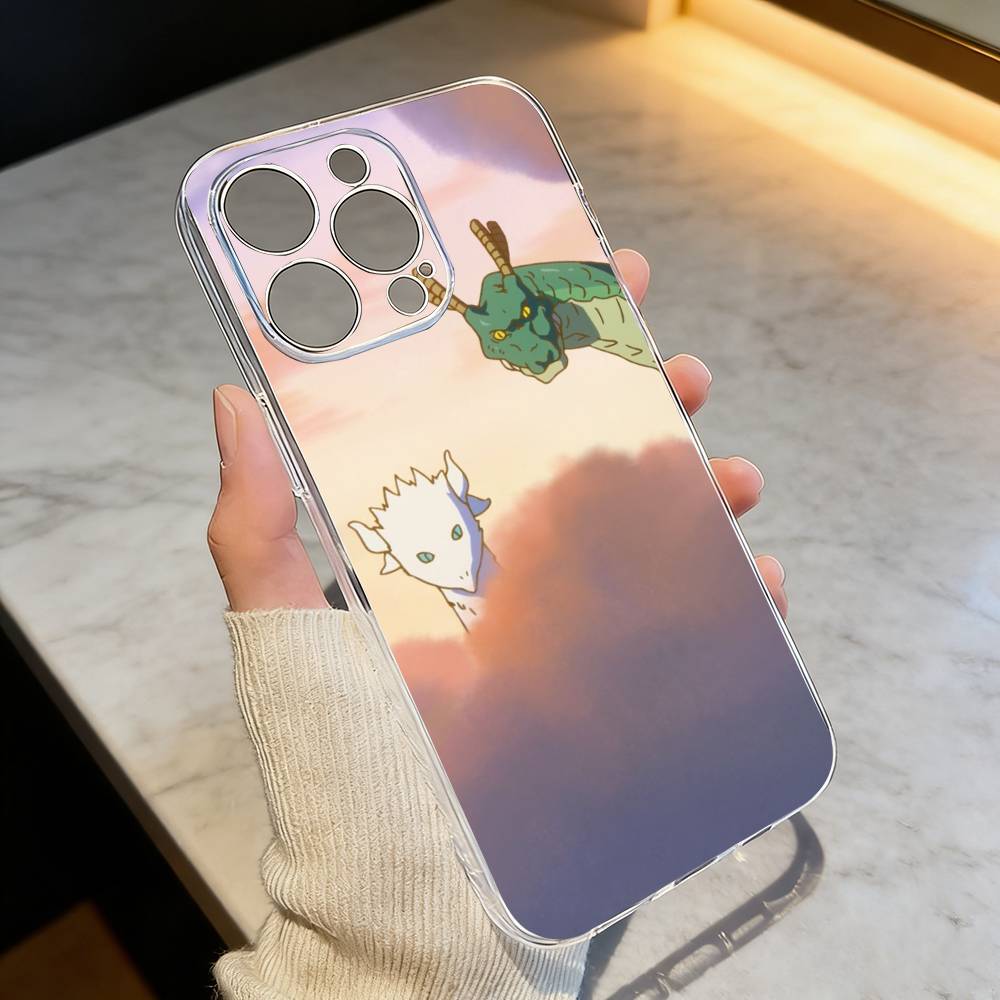 D-Dragon Maid Tohru Ilulu Phone Case Transparent Silicone Soft For iPhone 17 16 15 14 13 12 11 Mini Pro Max Plus