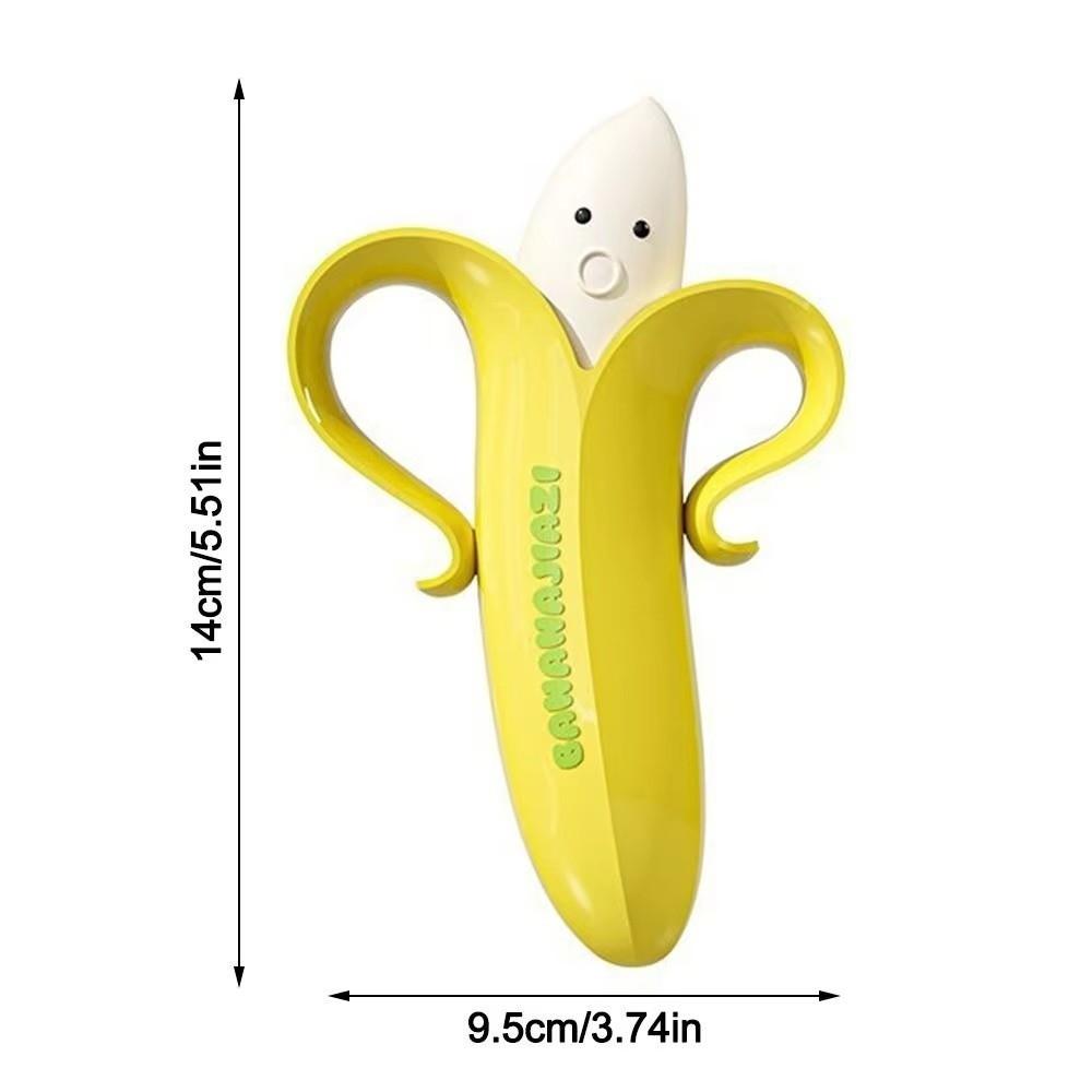 2PCS/SET Cartoon Hair Cleaning Clip 2-in-1 Banana Cleaning Clip Floor Drain Cleaning