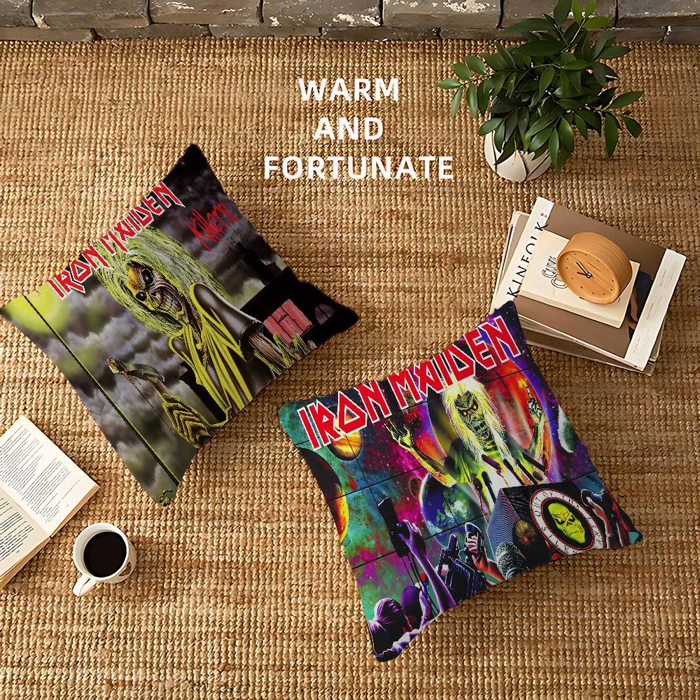 Band I-Iron Cool M-Maiden Pillow Cover Design Cushion Cover Decor Holiday Decorati
