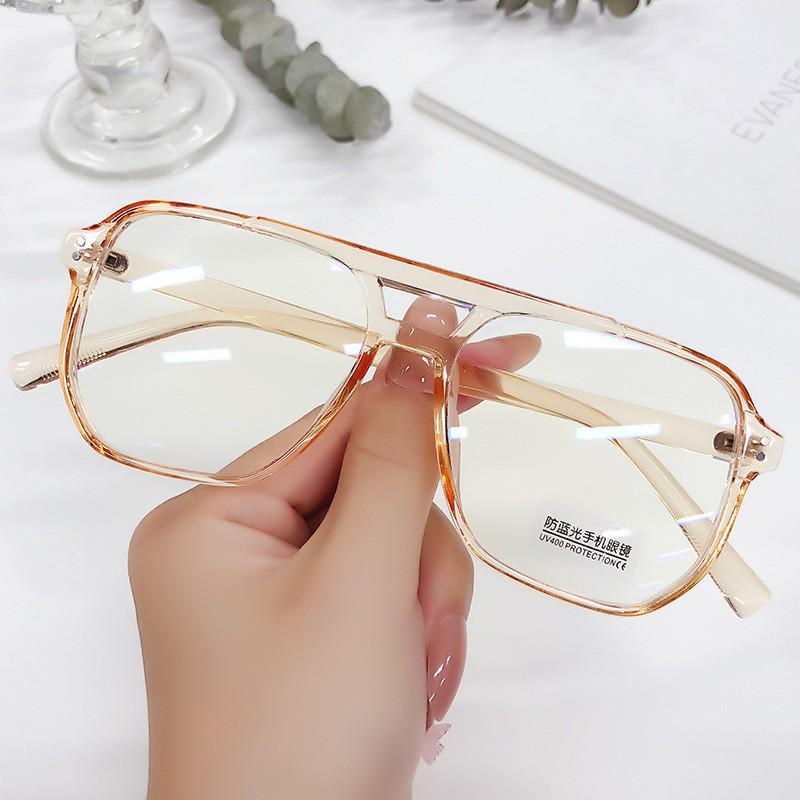 

Большие очки в черной оправе для мужчин и женщин - Совместимы с рецептурными линзами, Дизайн, стройнящий круглое лицо PC Frame