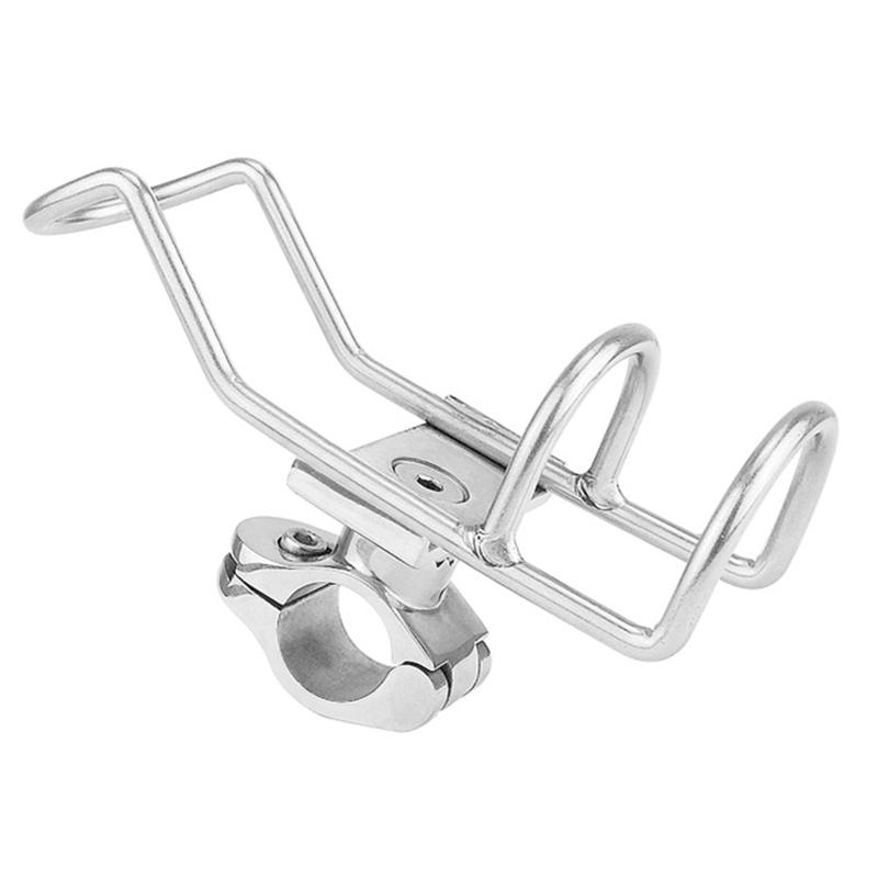 Adjustable Fishing Boat Rods Holder with Large Clamp Fish Rod Rack Bracket Stand