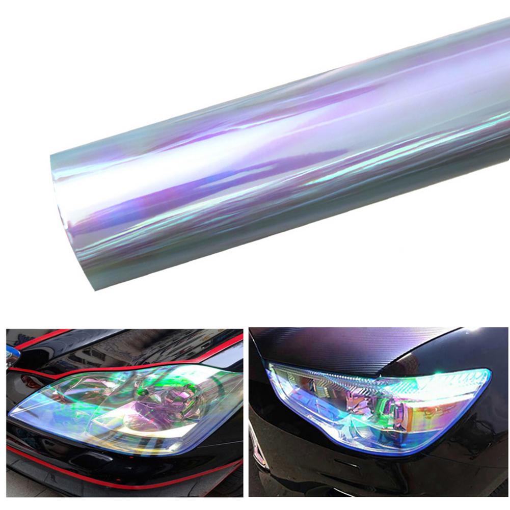 30cm*60cm Auto Transparente Lichtschutzfolie Stoßstange Haube Lackschutz Scheinwerfer Schutzfolie PET-Material Leichter Aufkleber