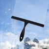 Stainless Steel Squeegee for Glass Door and Mirror Cleaning 10/12inch Black for Home and Car Use