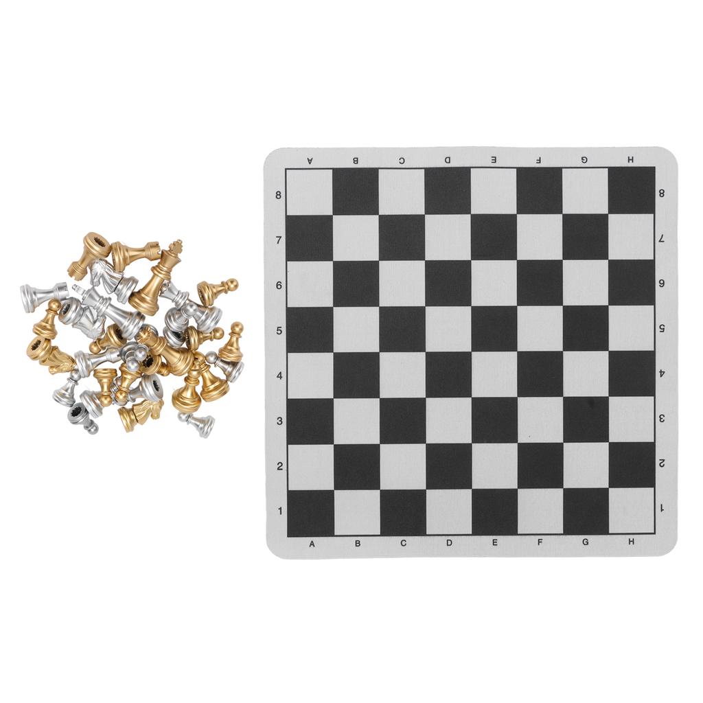 Chess Set Pieces Board Game Home Decor Kids Toy Chessboard Set Kit for Home Travel