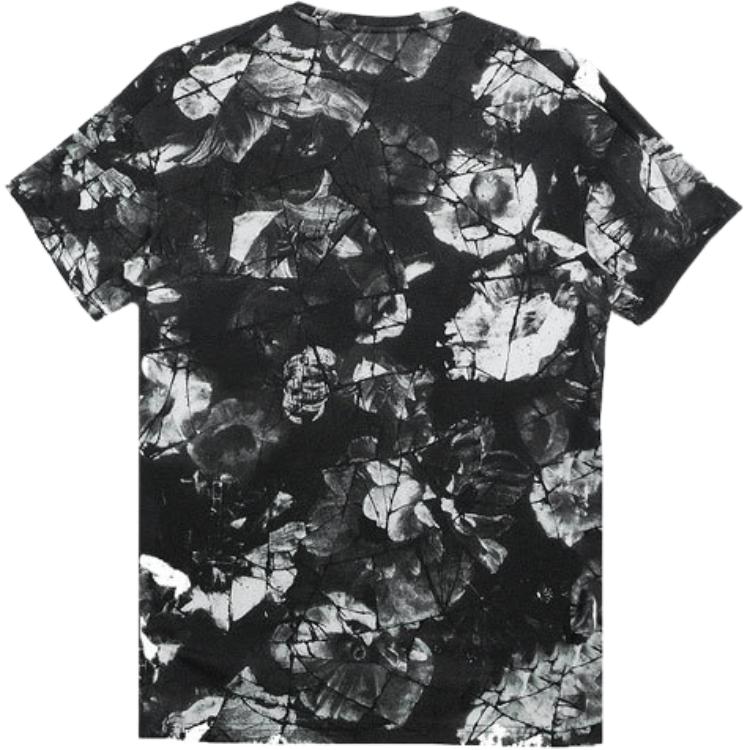 Nike Pro Dri-FIT Color Block All-Over Print Retro Short Sleeve T-Shirt Men Tops Black DQ5422-010