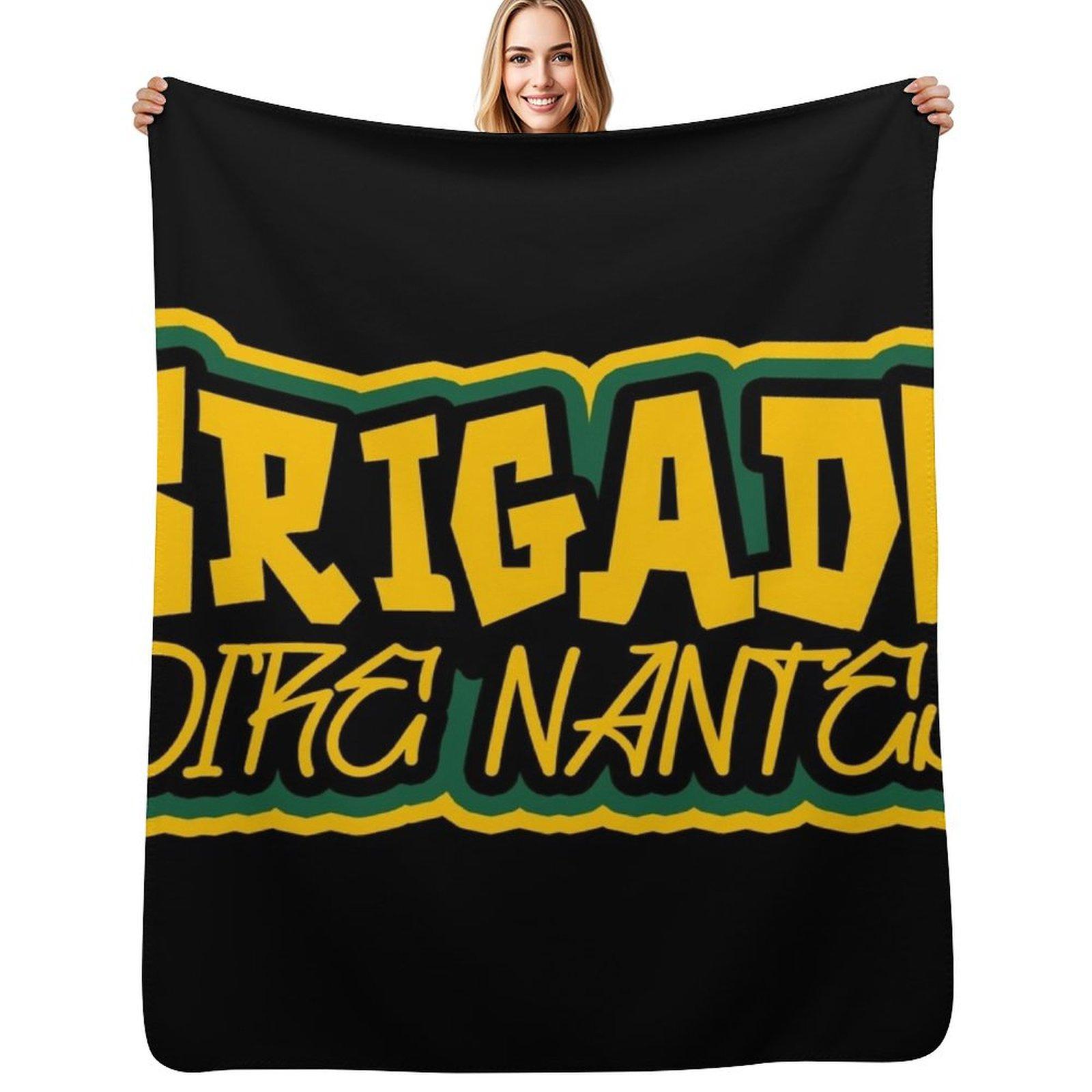 Плед Loire Brigade Nantes Фланелевый Флис Мягкий Теплый Плед Size: 75*100cm, Weight: 230 GSM