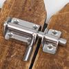 Stainless Steel Door Latch Solid Sliding Bolt Door Latch Lock with Screws Garden Door Bathroom Door Hardware Door Security Lock