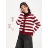 Hotwind Women's 2026 Spring Exquisite Striped Cardigan
