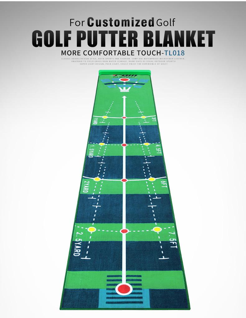 Qingzhou Golf Practice Mat with Putter - Top-Selling Korean Design