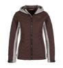 Peak-Mountain Veste polaire AVA women's jacket full zipper brown
