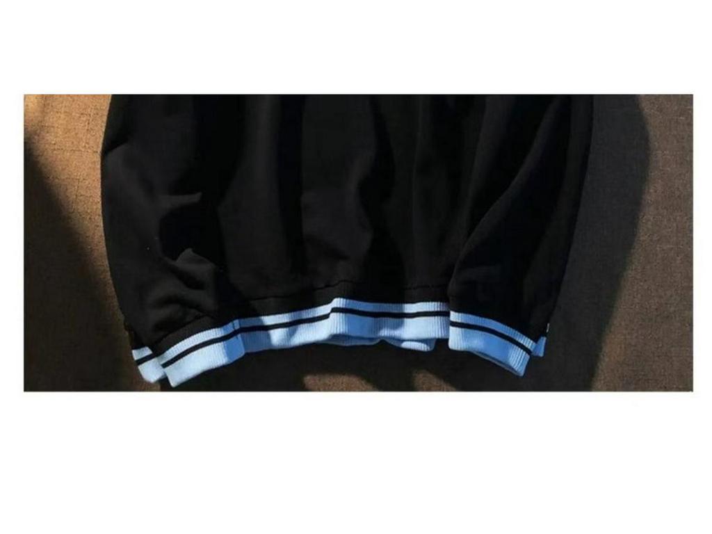 Unisex Retro Embroidered V-Neck Sweatshirt, 2023 Spring/Autumn Korean Style Loose Fit Long-Sleeve Top