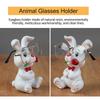 White Eyeglass Holder 16*10cm Sunglass Holder Creative Animal Decorative Holder  Home Decoration