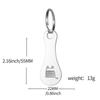 European & American Supermarket Keychain Token Pendant - Creative Stainless Steel Accessory