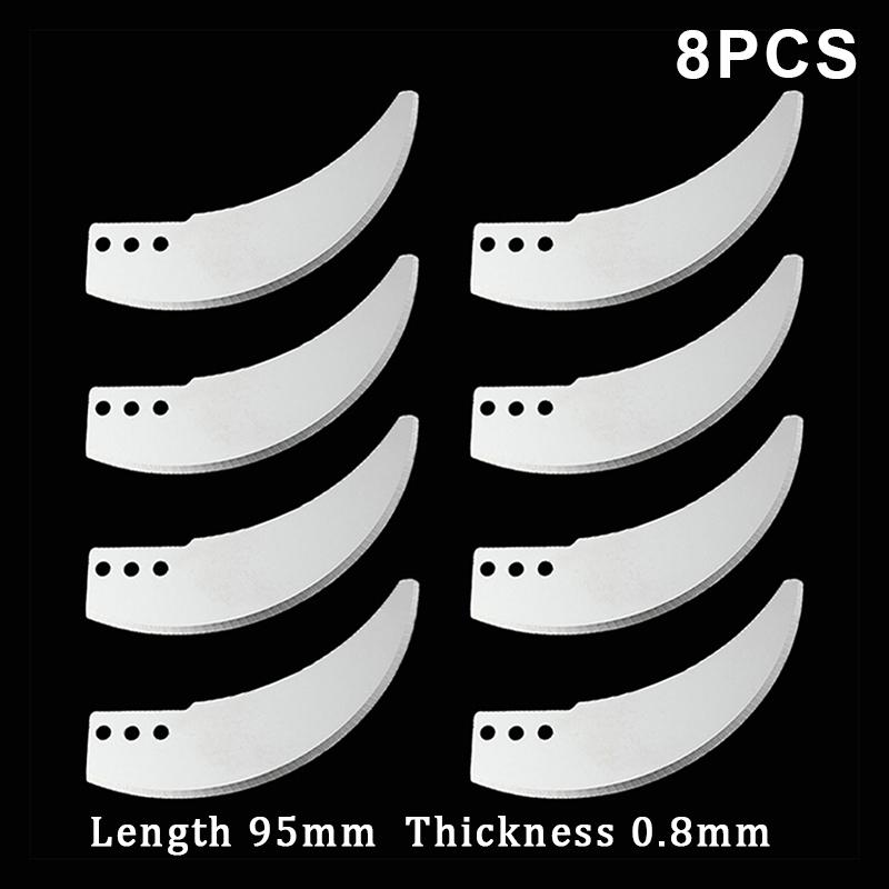 4/8Pcs 85Mm Agricultural Chopper Blade Breeding Chicken Duck And Pig Feed Fruit And Vegetable Cutting Machine Farm Cutter Grass