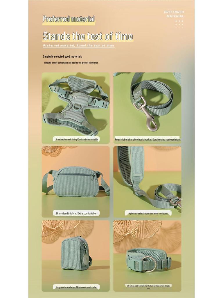 Explosionssicheres Cord-Hundegeschirr mit Lasergravur-Option