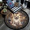 Steampunk Cat Haven Round Area Rug Under Office Chairs Bedroom Living Room Home Decor