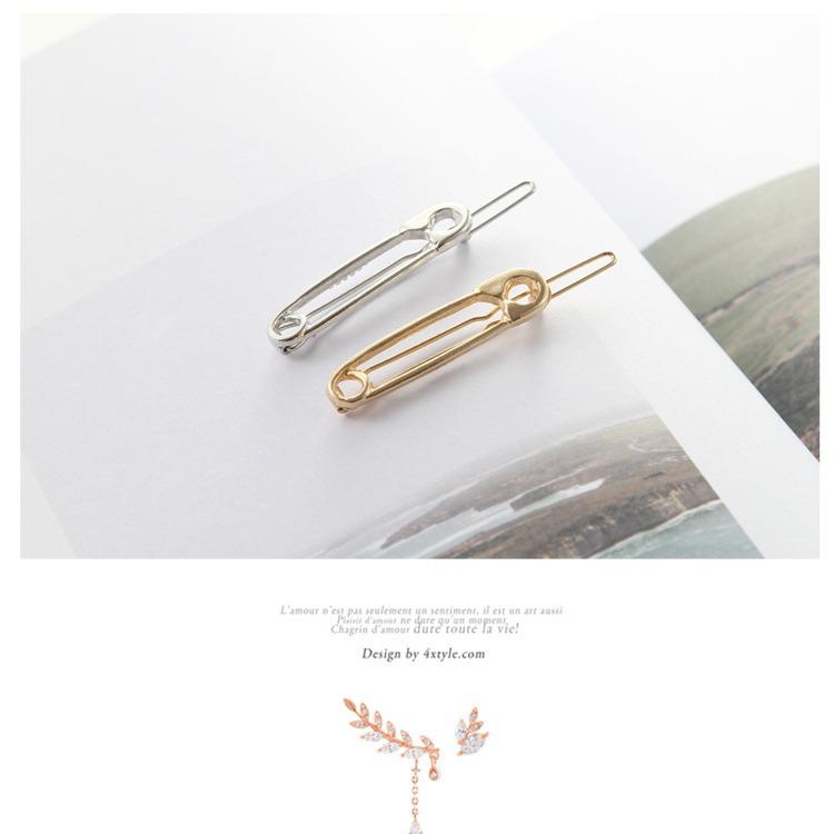 F21 Exquisite Europäischer & Amerikanischer Stil Metall Sicherheitsnadel Haarspange