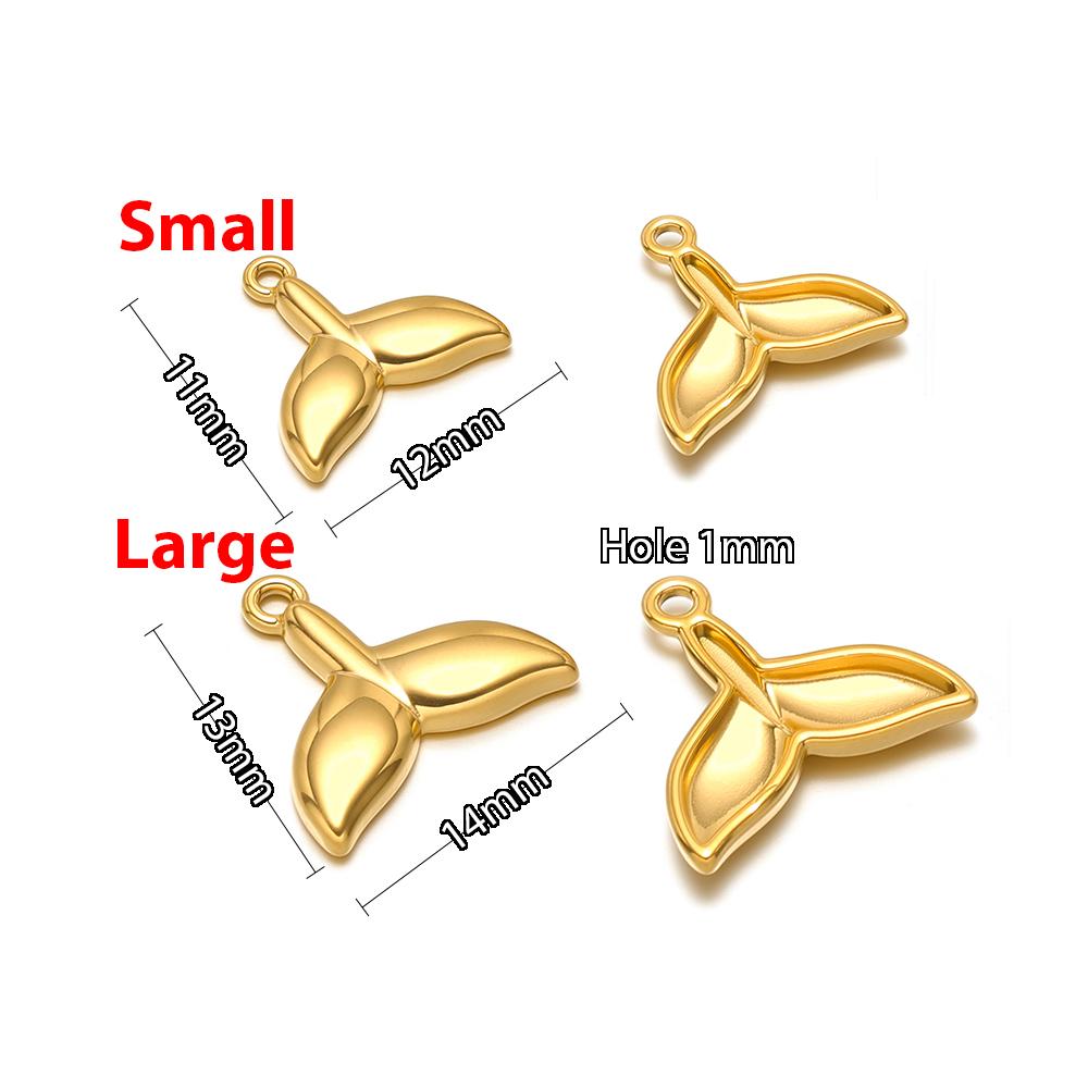 

10pcs Marine Animal Whale Dolphin Crab Octopus Charms Stainless Steel for DIY Jewelry Making Necklace Pendant Bracelet Earrings Small