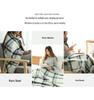 Multifunctional Moisture-Wicking Heat-Generating Flannel Nap Blanket - Fleece Shawl for Office & Kids