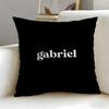 Classic Cartoon Character Gabriel Cushion Cover Soft  EasyWash Pillow Case  Versatile for Couch Bed Travel and Office