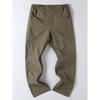 Export Export Men's Tail Goods Outdoor Windproof Waterproof Tactical Pants Fall Winter Men Fleece-lined Soft Shell Straight-leg Casual Pants