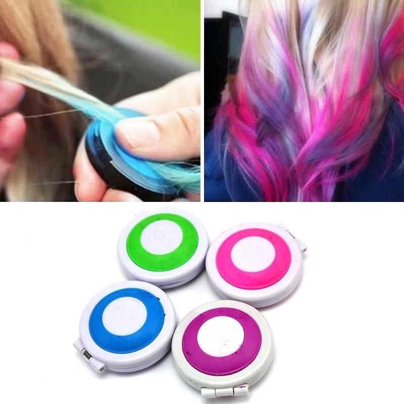 6 Colors Hair Coloring Chalk DIY Hair Styling Hair Dye Powder