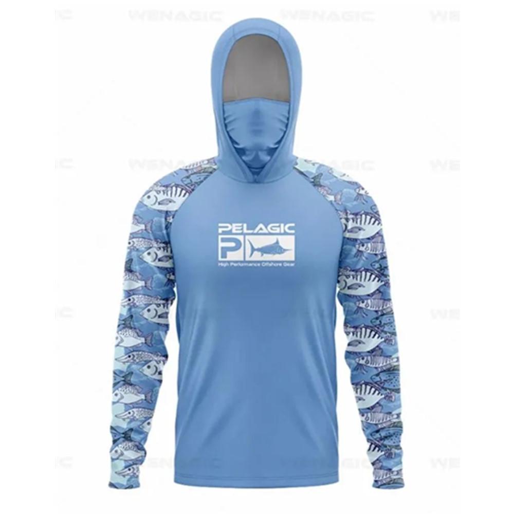 PELA Unisex Sun Protection Fishing Hoodie with Milk Silk Fabric