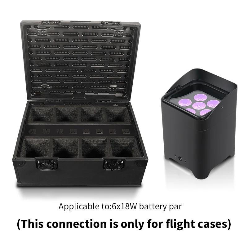 Plastic Flight Case Suitable for 19*15w / 19x25w / 12x18w Flight Case Only for LED Beam Light Box Flight Box Stage Light Case Convenient