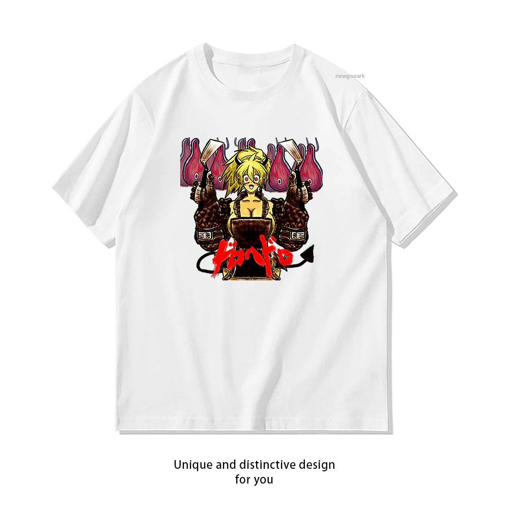 Dorohedoro Anime Shirt Woman Man Casual Cotton Printed T Shirts Adult Streetwear Camisetas Tops Tee Otaku Anime