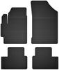 Rubberen autovloermatten, set van 4, universeel voor: Toyota Corolla XII / E17 hatchback, sedan, stationwagen (2018-)