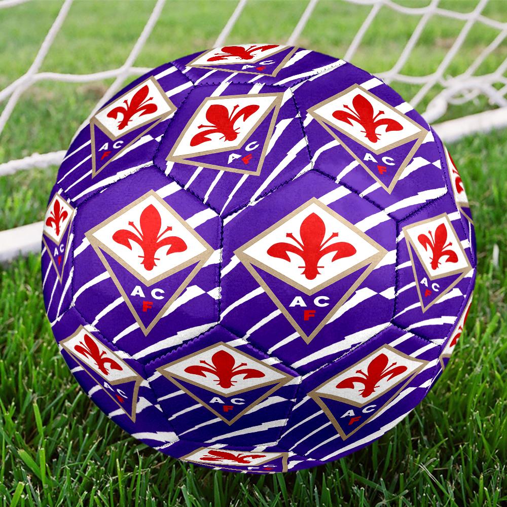 Fiorentina Football Club Size 5 Soccer Balls, Anti-Slip, Protective Football, Outdoor Sport, a Unique Gift Suitable for Him/her, Birthdays