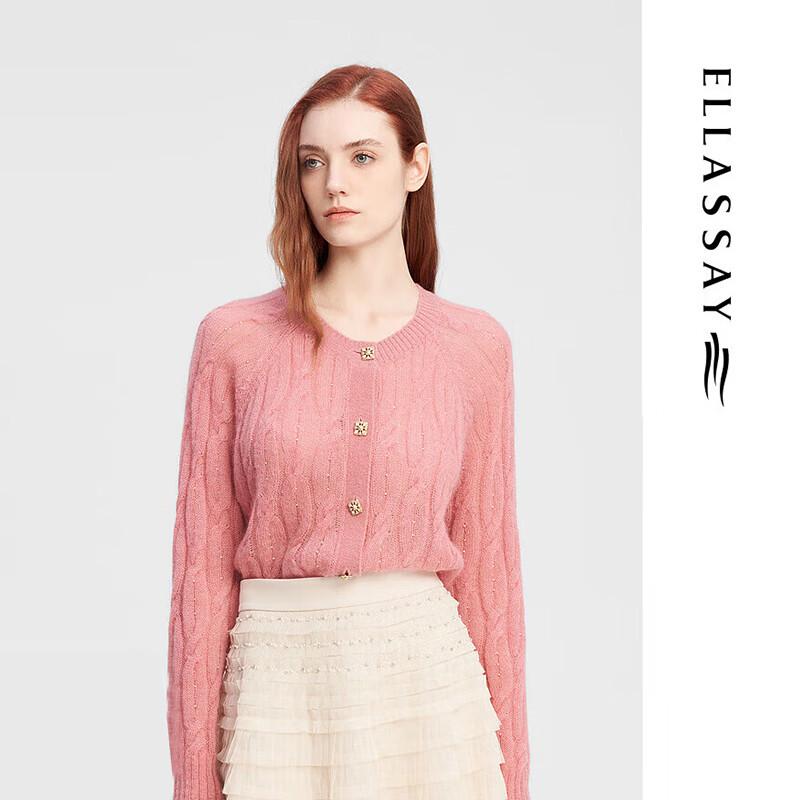 ELLASSAY Women's Mohair Blend Knit Sweater
