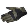 Komine Motorcycle Gloves Vented Protective Leather XL GK-257 Gloves, Olive,