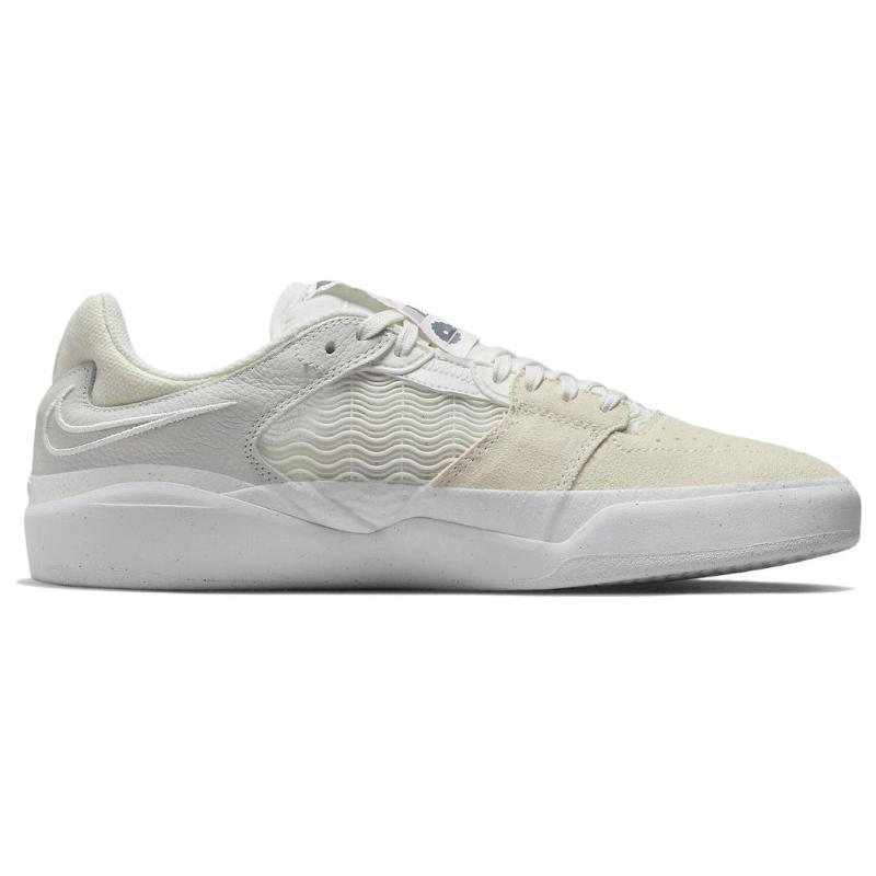 Nike Sb Ishod Wair Premium Warning Label Summit White Skateboard Shoes DQ4558-111