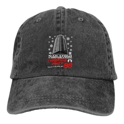 Herren Baseballkappe Nakatomi Plaza Trucker Snapback Cowboykappen Papa-Hut Die Hard Filmparty 1988 Bruce Willis Golfhüte